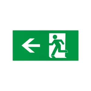 JCC a Leviton Company Exit Box Self Test Down Legend IP20 Polycarbonate