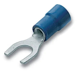 Newlec 1.5-2.5mm² Pre-Insulated Fork Terminal M5 Stud Blue