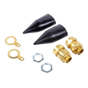 Niglon Cable Gland Armoured Cw Locknuts+Shrouds 25mm IP66 (Pack=2)