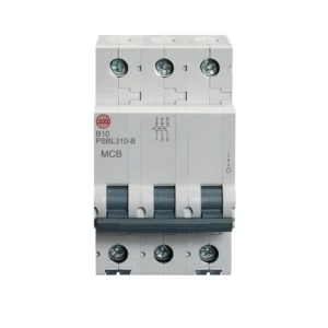 Wylex 10A Three pole MCB B curve 10kA