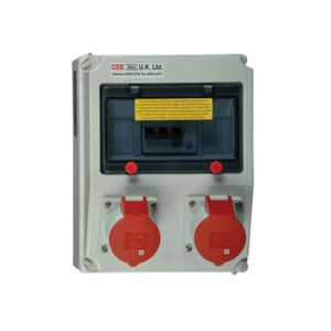 CEENorm Surface Mounting Multi Socket Outlet Protected 32A 400V 5P IP44 A Type