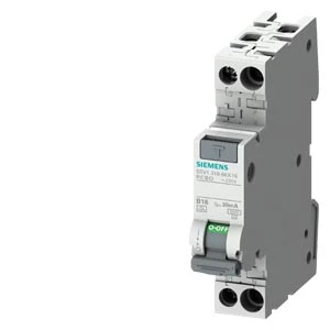 Siemens RCBO Compact 1P+N 6 KA Type A 30 MA C13