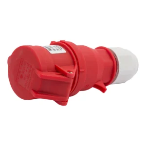 Newlec Industrial Power Connector Female Screwless 3P+E 16A 415V IP44 Red