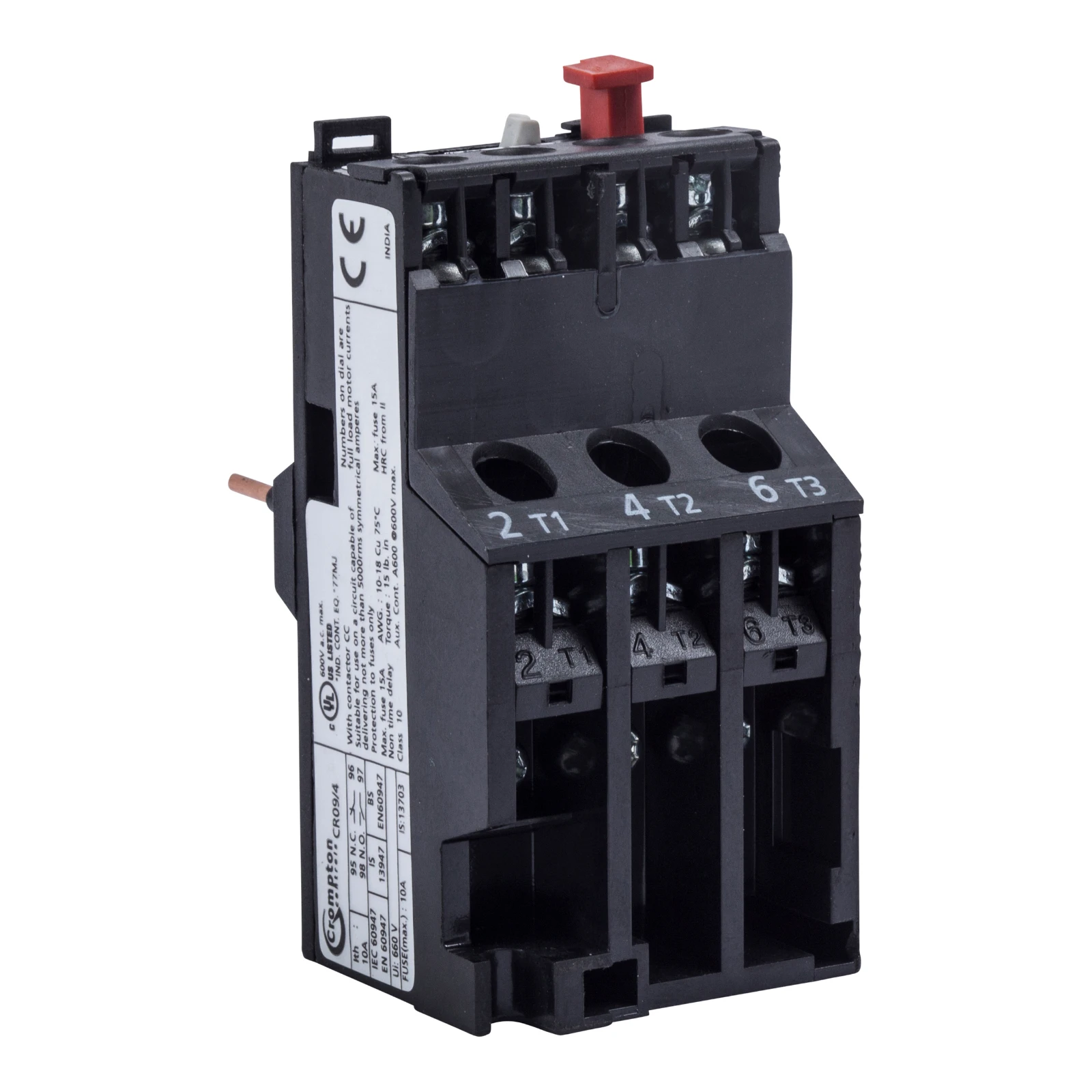 Newlec Relay Thermal Overload 3P 2.5-4.0A FLC for Contactors