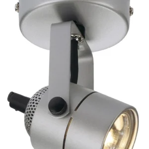 SLV SPOT 79 230V wall and ceiling light silver-grey GU10 max. 50W