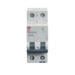 Wylex 32A Double pole MCB B curve 10kA