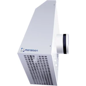 National Ventilation Fan Centrifugal External 100mm 280M3/Hr White Metal