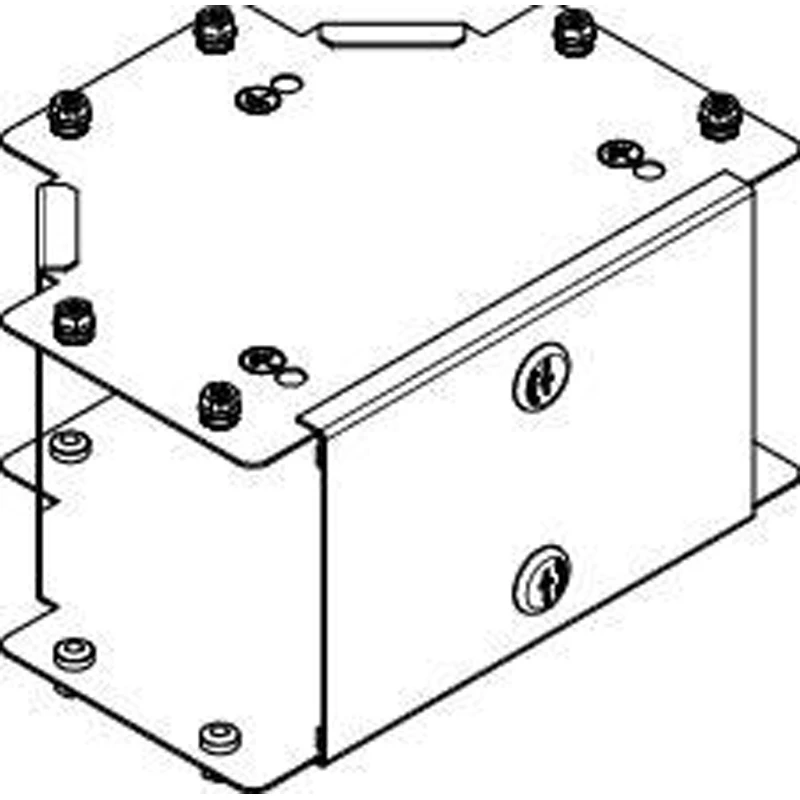 Legrand Tee 1 Comp Outside Lid Gusset 50X50mm Steel Pre-Galvanised IP30 - Image 2