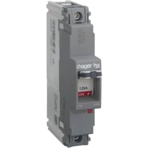 Hager MCCB SP 125A 18Ka Fixed Thermal Magnetic
