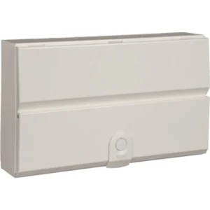 Hager Enclosure 18 Module Din Rail Knockouts White Steel