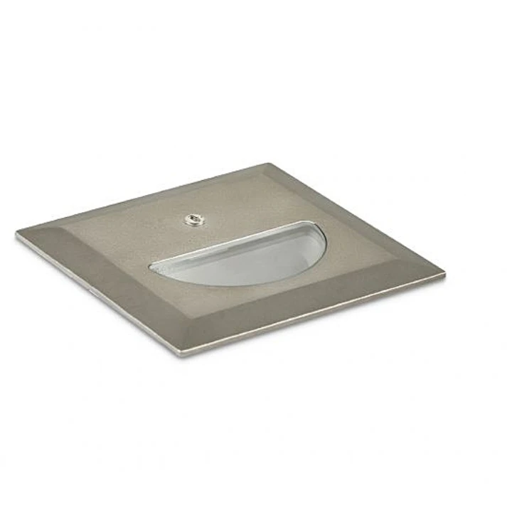 Collingwood Lighting Wall Lighting Recessed Square Asym 3000K LED IP67 2.6W 240V 50Lm Stainless Steel - Image 4