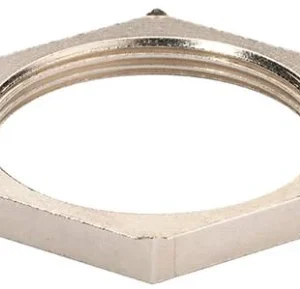 Wiska Locknut Emmu-Emv 25 EMC M25 Brass Nickel Plated