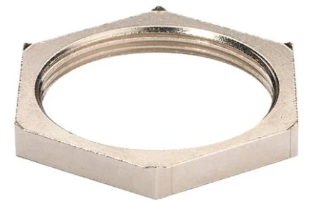 Wiska Locknut Emmu-Emv 25 EMC M25 Brass Nickel Plated