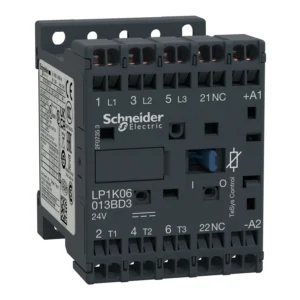 Schneider Electric TeSys K contactor, 3p, AC-3 <= 440 V 6A, 1 NC aux., 220 V DC coil