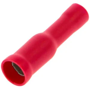 Unicrimp Red 4mm Female Bullet Terminals
