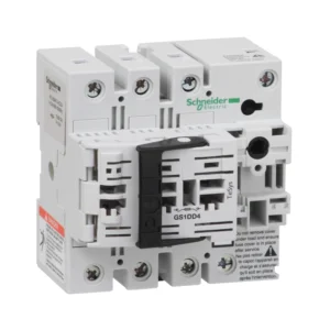 Schneider Electric TeSys GS, switch-disconnector-fuse, 3 P+N, 32A, NFC 10x38mm