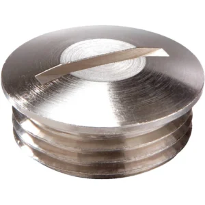 Wiska Stop End Emvs 25 M25 Brass Nickel Plated IP54