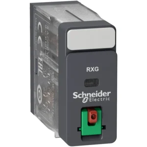 Schneider Electric Interface plug-in relay, Zelio RXG, 2 C/O standard, 120V AC, 5A, with