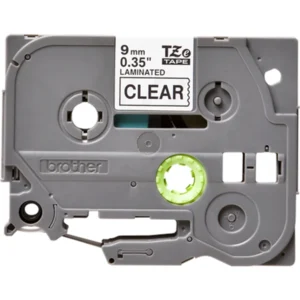 Brother Tape Labelling Tze Laminated 9mmx8M Black On Clear