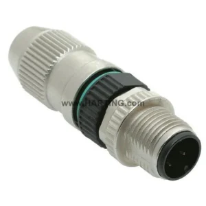 Harting Circular Connector With Harax M 1 2/ 4-P