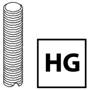 Unistrut Threaded Rod M12X3M Hot Dipped Galvanised