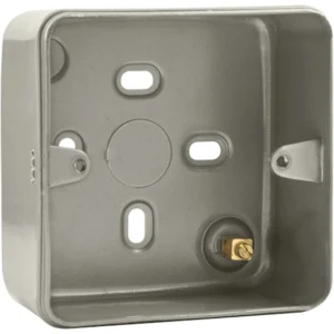 Click Scolmore 1 Gang 40mm Deep Mounting Box