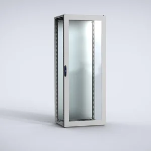 nVent HOFFMAN Door Glazed Double-Bit 3mm Lock 1800X600mm Ral 7035