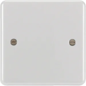 Hager Blanking Plate 1 Gang White Metalclad