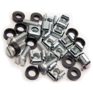 Newlec Cage Nuts & Bolts for Data Network Cabinet 19In [Pack=50]
