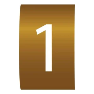 Critchley Number 1 Colour Coded Critchley Z5 Straight Cable Markers for 1.5-2mm Cable Dia