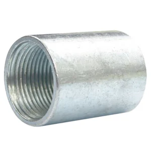 Metpro Coupler Solid 50mm For Galvanised Conduit