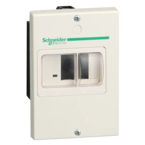 Schneider Electric TeSys GV2, Reduced flush mounting enclosure for TeSys GV2ME, IP55