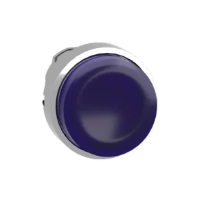Schneider Electric Blue Projecting Illuminated Pushbutton Head 22 Spring Return for Integral LED