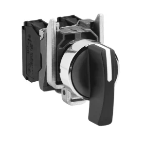 Schneider Electric Black Selector Switch 22 3-Position Spring Return 2NO 600V