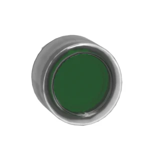 Schneider Electric Green Flush Illuminated Pushbutton Head 22 Spring Return for Integral LED