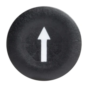 Schneider Electric Black Capmarked Arrow for Circular Pushbutton 22