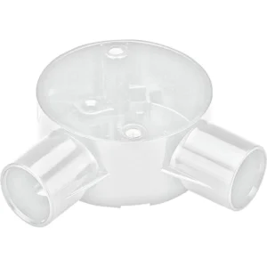 Marshall-Tufflex MT Angle Circular Box 20mm Whi