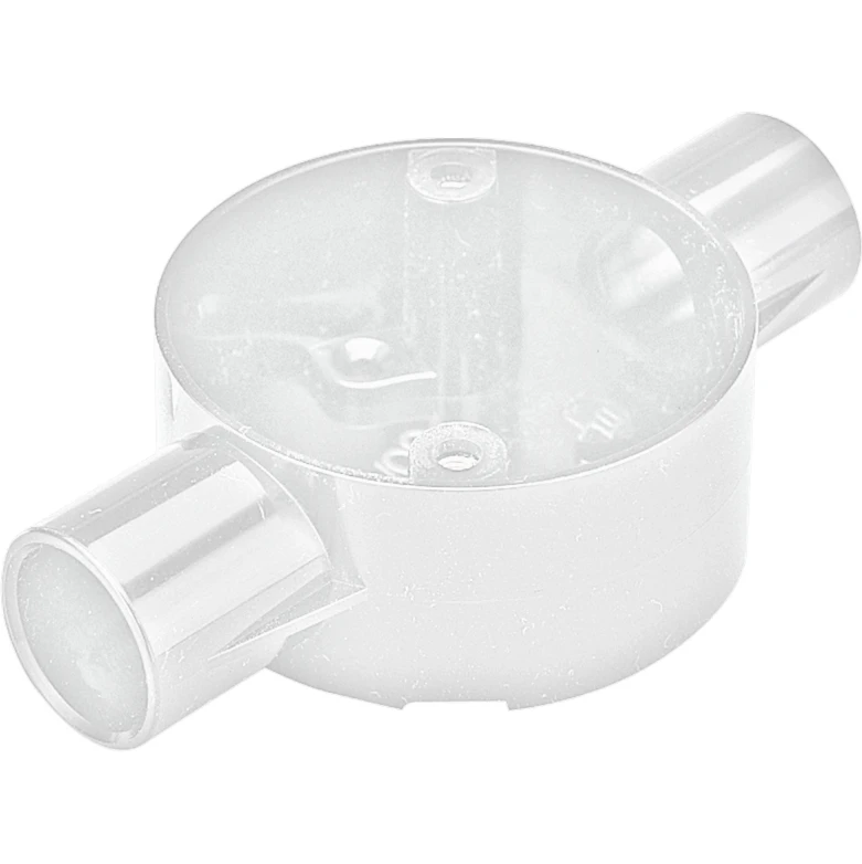 Marshall-Tufflex MT Through Circular Box 20mm Whi