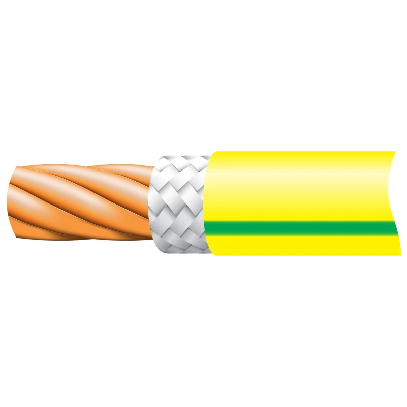 Prysmian FP100 4.0mm² Green/Yellow Fire Performance Singles Cable 1-Core 100m Reel - Image 2