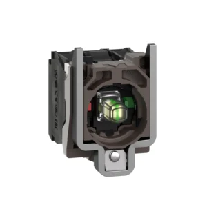 Schneider Electric White Light Block with Body/Fixing Collar with Integral LED 230-240V 1No+1NC