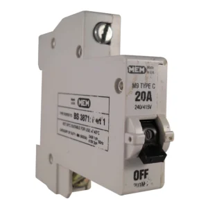Eaton MCB Single Pole Type C 20A
