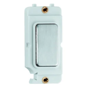 Hamilton Insert Blank Module Satin Steel/White