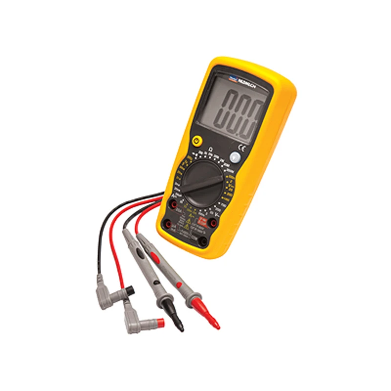 Newlec Digital Multimeter Manual Ranging 1000V Yellow - Image 2