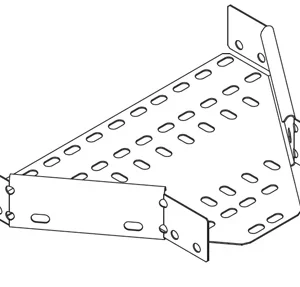 Metsec Reducer Strut For Medium Dty Tray 150-100X25mm Pre-Galvanised