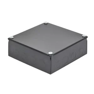 Greenbrook Adaptable Box Knockouts 150X150X50mm Black Enamel