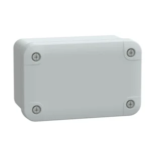 Schneider Electric PC Box IP66 IK08 RAL7035 Internal H105W65D55 External H116W74D62 Opaque PC Cover H10