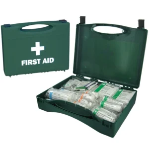 Safety First Aid Traditional Box Workplace First Aid Kit for 21-50 Persons Green