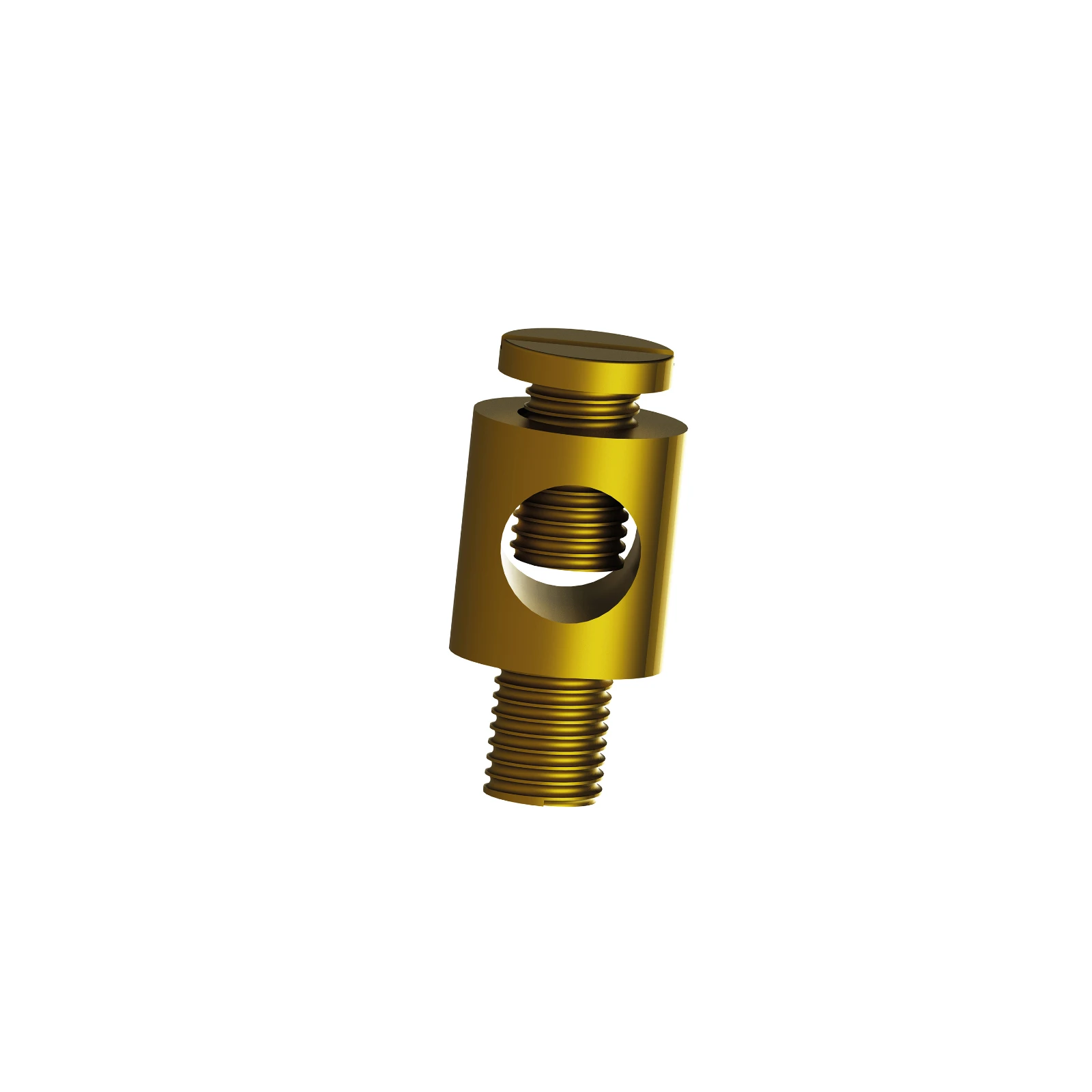 Newlec Conduit Box Earthing Stud M4 Brass - Image 2