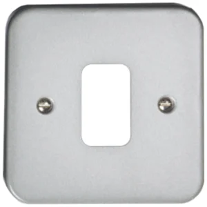 Deta Grid Plate 1 Gang Metalclad
