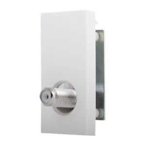 Hamilton Socket Satellite 1 Gang White Insert